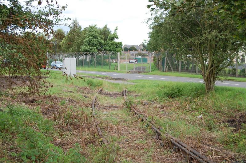 End of the line: The point where the track runs out towards Leuchars airbase. This area has had a recent tidy up & installation of a path thoughout the small area which I would imagine will be left as a small wildlife area. Photo of End of the line