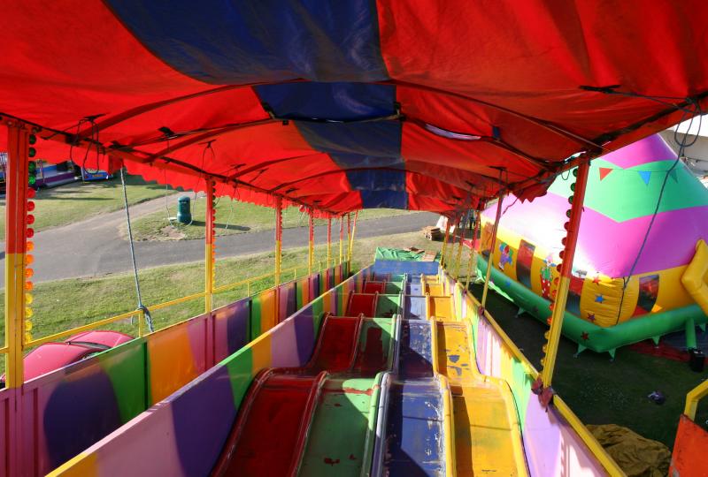 Roys Slide:
A different way of gaining more height at Burntisland
Photo of Roys Slide