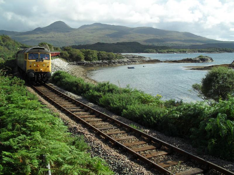 SRPS Kyle-Aberdeen return 14/08/11: From Badicaul looking to Skye Photo of SRPS Kyle-Aberdeen return 14/08/11