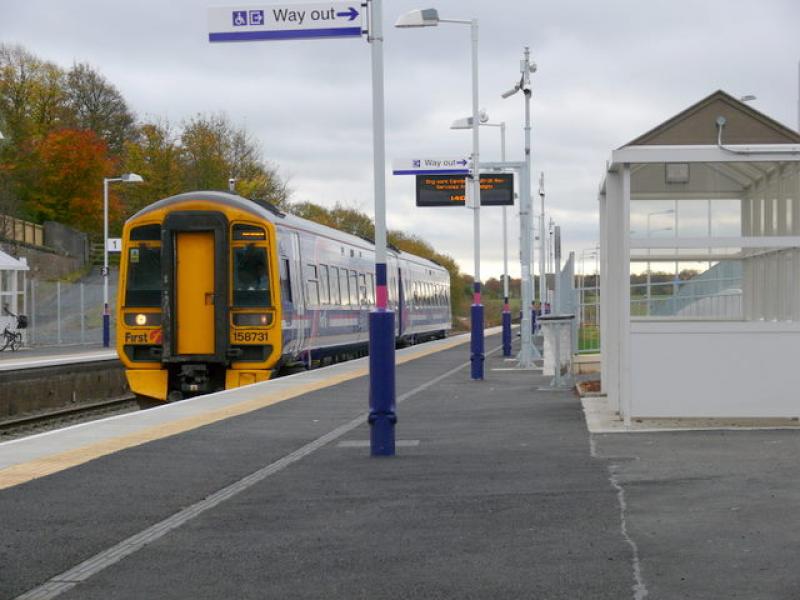 158731 at Markinch: !58731 terminating at Markinch. Photo of 158731 at Markinch
