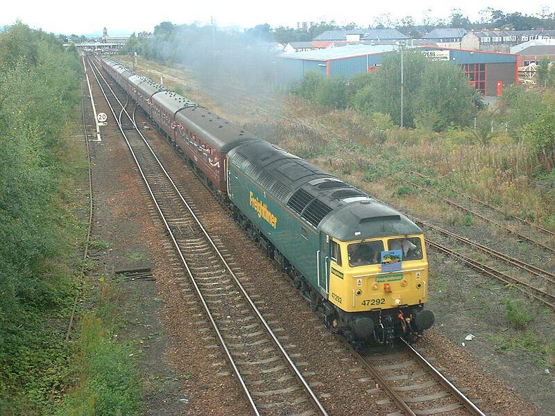47292 Compass Tour departs Perth: Photo of 47292 Compass Tour departs Perth