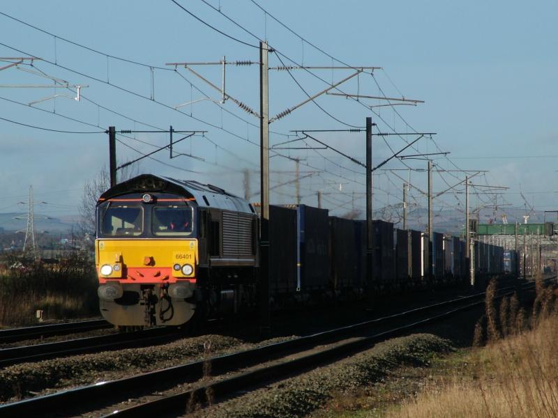 66401: 66401 at Floriston 01/12/06. Photo of 66401