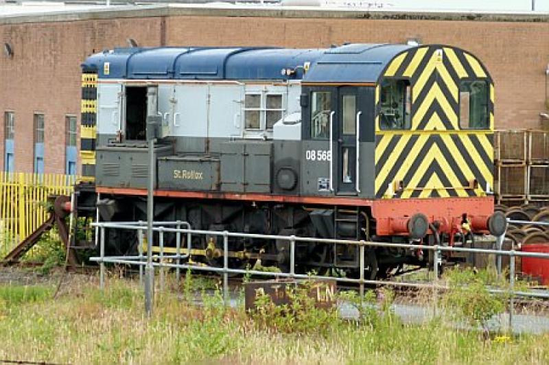 08568 & Glasgow Works 31 July 2011: 08568 & Glasgow Works 31 July 2011 Photo of 08568 & Glasgow Works 31 July 2011