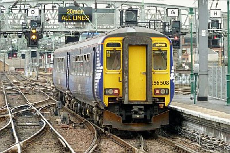 156508 Glasgow Central 1 Aug 2011: 156508 Glasgow Central 1 Aug 2011 Photo of 156508 Glasgow Central 1 Aug 2011