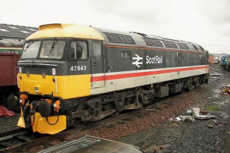 47643 @ Bo'ness 22 July 2007 : 47643 @ Bo'ness 22 July 2007 Photo of 47643 @ Bo'ness 22 July 2007