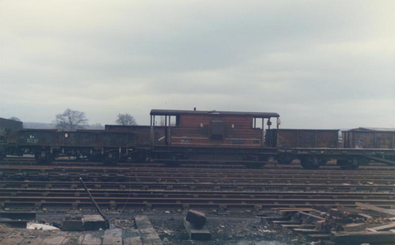 Brake Van: Brake van in Perth Yard. (23.04.85) Photo of Brake Van