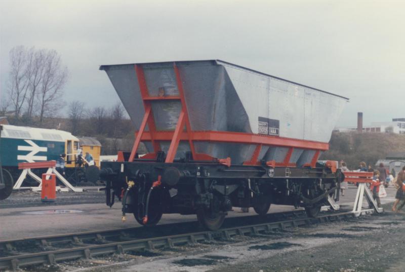 HAA MGR Hopper: HAA MGR hopper on display at Perth Yard during the Perth RailFair. (23.04.85) Photo of HAA MGR Hopper
