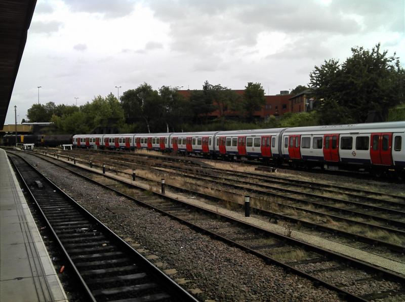 Guess where?: Some LUL stock being delivered by 4x Class 20s somewhere in OT land... Photo of Guess where?